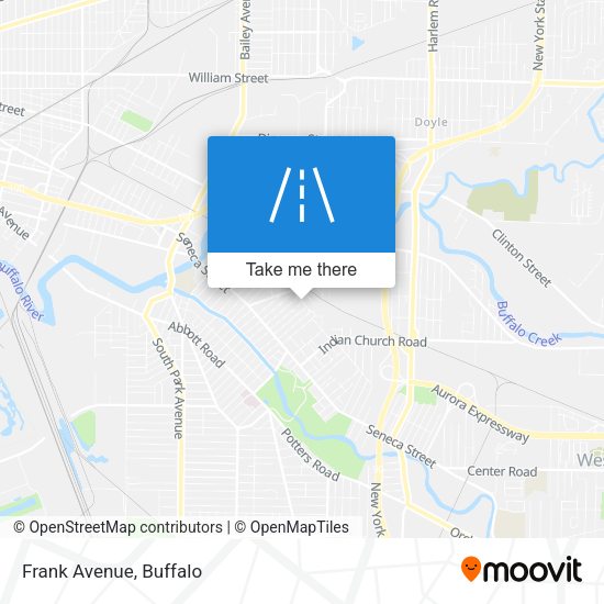 Mapa de Frank Avenue