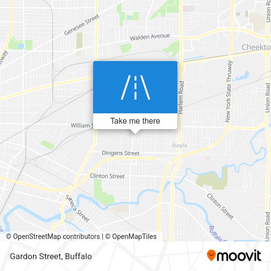Mapa de Gardon Street