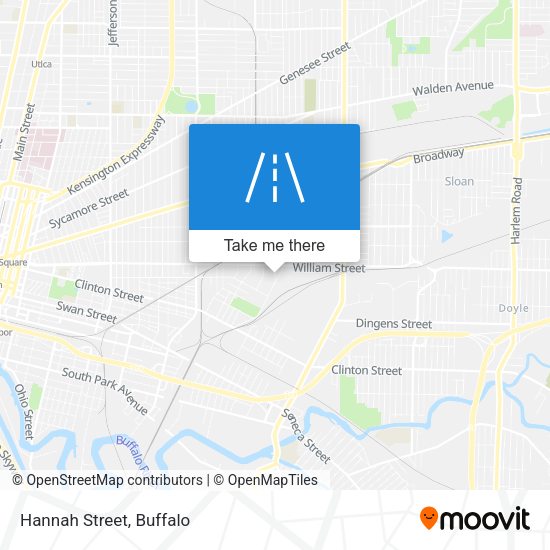 Mapa de Hannah Street