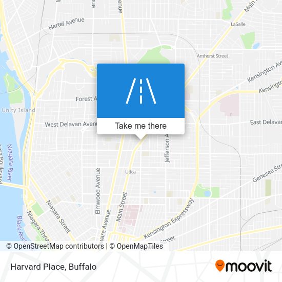 Mapa de Harvard Place
