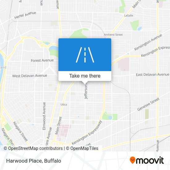 Mapa de Harwood Place