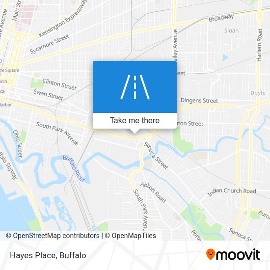 Mapa de Hayes Place
