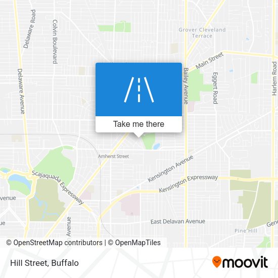 Mapa de Hill Street