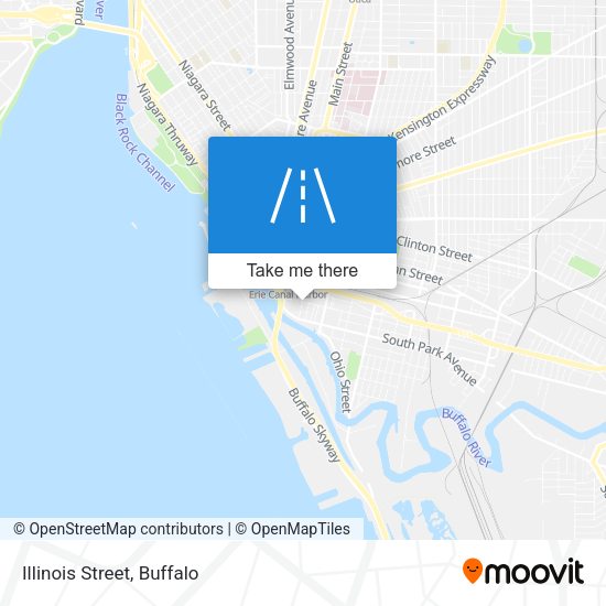 Illinois Street map