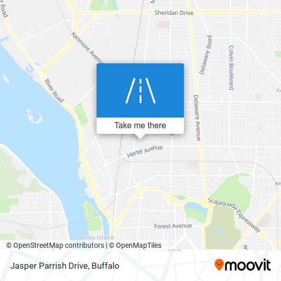 Jasper Parrish Drive map