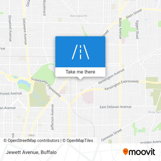 Mapa de Jewett Avenue
