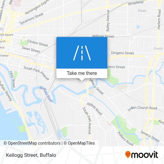 Mapa de Kellogg Street