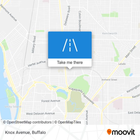 Mapa de Knox Avenue