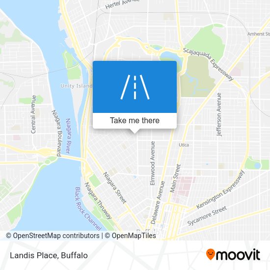 Mapa de Landis Place