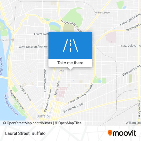 Mapa de Laurel Street