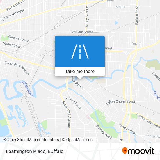 Mapa de Leamington Place