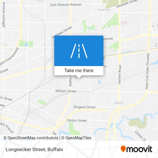 Mapa de Longnecker Street