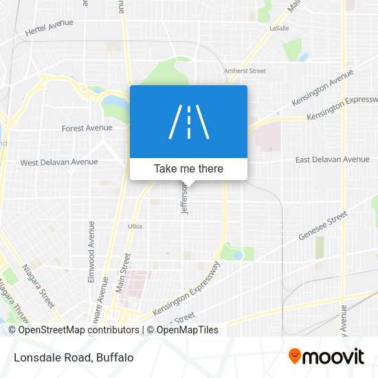 Mapa de Lonsdale Road