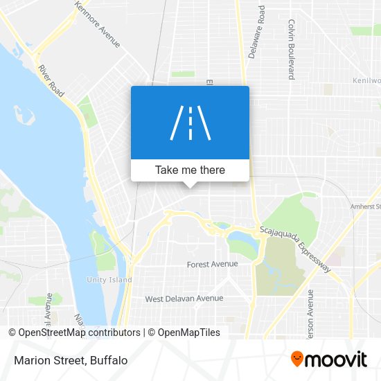 Mapa de Marion Street