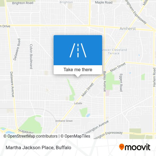 Martha Jackson Place map
