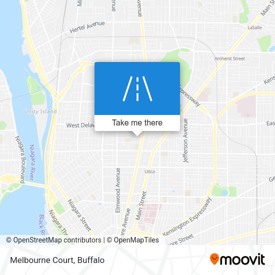 Mapa de Melbourne Court