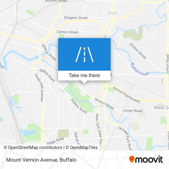 Mount Vernon Avenue map