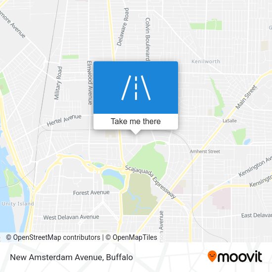 Mapa de New Amsterdam Avenue