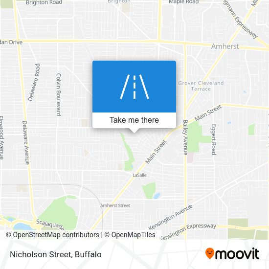 Mapa de Nicholson Street