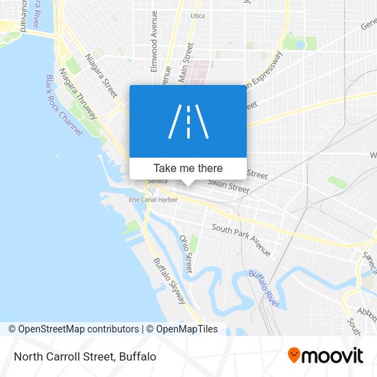 North Carroll Street map