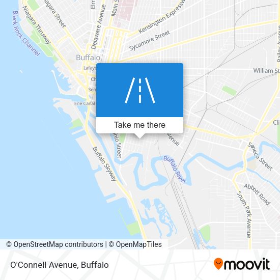 Mapa de O'Connell Avenue