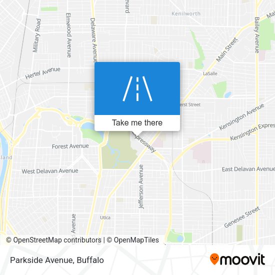 Mapa de Parkside Avenue