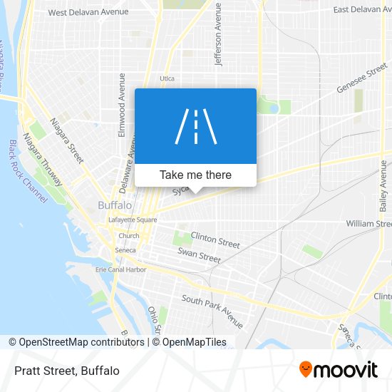 Mapa de Pratt Street