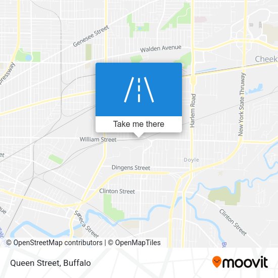 Mapa de Queen Street