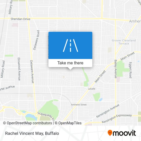 Mapa de Rachel Vincent Way