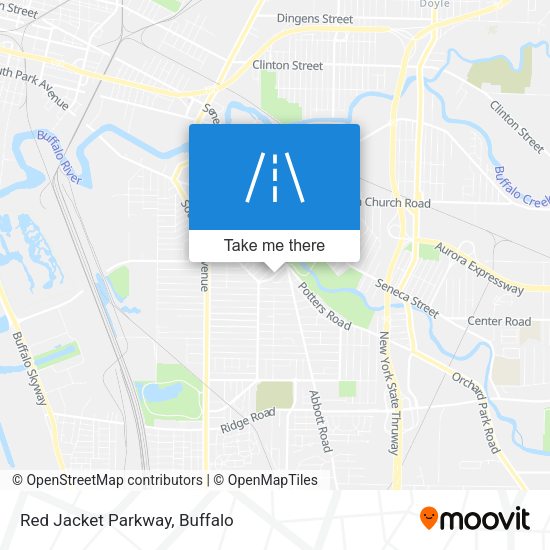 Mapa de Red Jacket Parkway