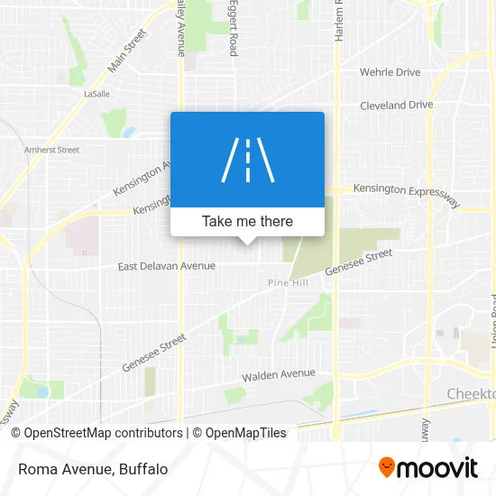 Roma Avenue map