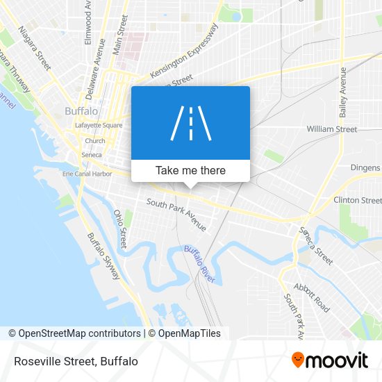 Mapa de Roseville Street