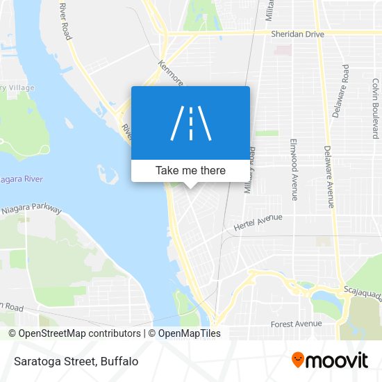 Mapa de Saratoga Street