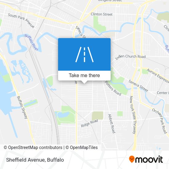 Mapa de Sheffield Avenue