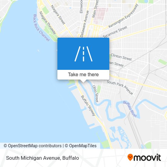 South Michigan Avenue map