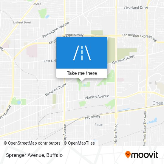 Mapa de Sprenger Avenue