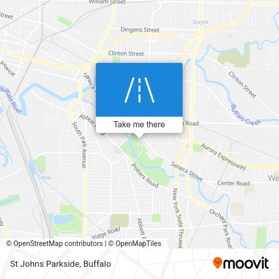 Mapa de St Johns Parkside