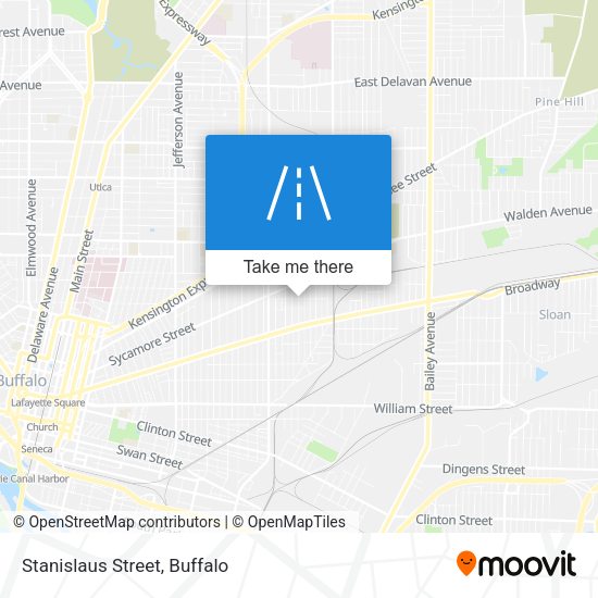 Stanislaus Street map