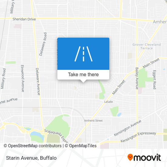 Mapa de Starin Avenue