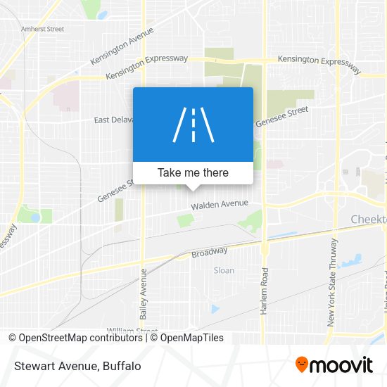Mapa de Stewart Avenue