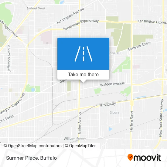 Sumner Place map