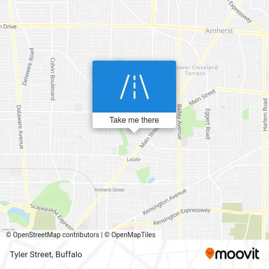 Tyler Street map