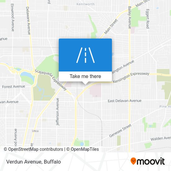 Mapa de Verdun Avenue