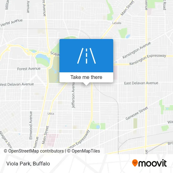 Viola Park map