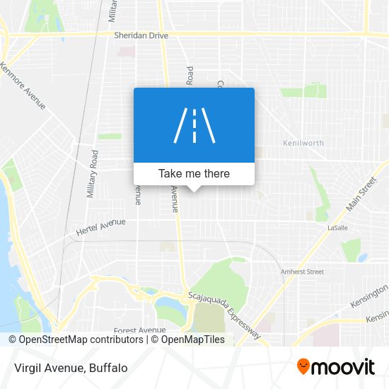 Virgil Avenue map
