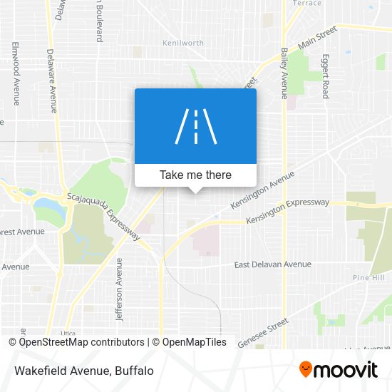 Wakefield Avenue map