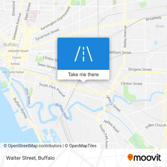 Walter Street map