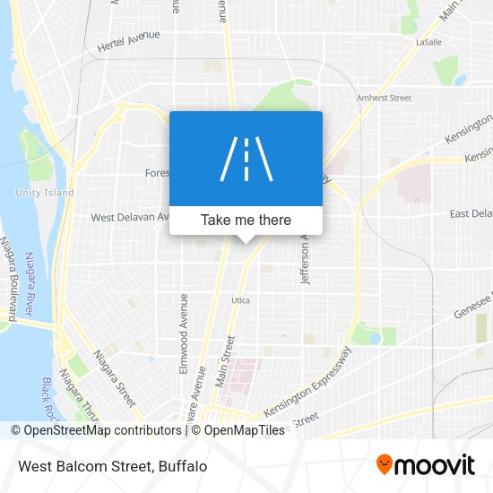 Mapa de West Balcom Street