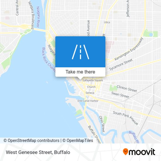 Mapa de West Genesee Street