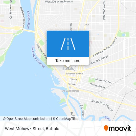 West Mohawk Street map